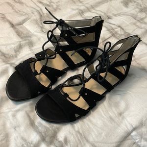 Black Circus Gladiator Sandals